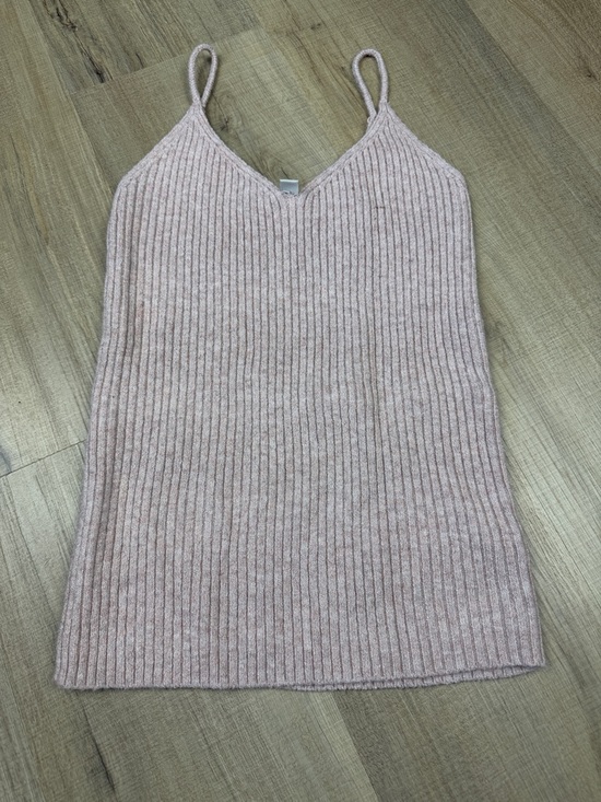 American Eagle Outfitters Tops - American Eagle Ribbed Sweater Spaghetti Strap Tank - Blush Pink. Size Large